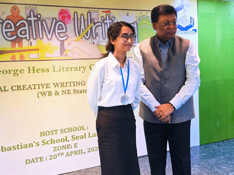 Swapnoja Dasgupta - XI (C) secured 2nd position in the ASISC Zonal Creative Writing Competition 2024