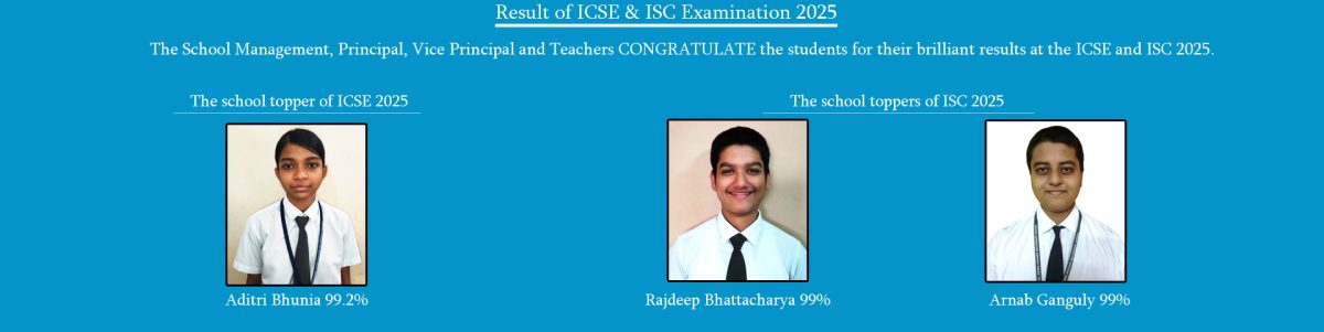 Result of ICSE & ISC Examination 2025
